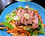 Une image de l'étape 7 de Magret de canard laqué et nouilles Udon sautées.