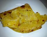 A picture of step 5 of Pumpkin chapatis #4WeeksChallenge.