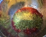 Une image de l'étape 4 de Tomates cœur de bœuf farcies fromage frais de brebis,pistaches et épices.