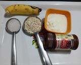 ओट्स बनाना स्मूदी बाउल रेसिपी चरण 1 फोटो