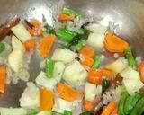 A picture of step 4 of Neer Dosa and Vegetable Stew.
