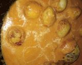 A picture of step 4 of Dum aloo.