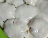 A picture of step 10 of Dahi Bhalle Dahi Wada.