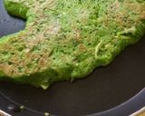 A picture of step 5 of Palak uttapam.