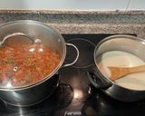 Foto del paso 2 de la receta: Lasañas con queso mozzarella & queso de cabra...... 🐐🐐🐐 depende de los comensales