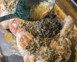 A picture of step 10 of Honey lemon thyme roast chicken.