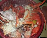 Foto langkah ke 7 dari resep Seafood (cumi, udang dan kepiting) saus padang.