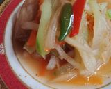Foto langkah ke 6 dari resep Tumis Labu Siam dengan Acar Kimchi.