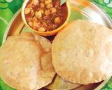 छोले और गेहूं के आटे के भटूरे (chole aur gehu ke aate ke bhature recipe in Hindi) रेसिपी चरण 5 फोटो