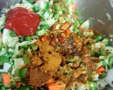 A picture of step 2 of Veggieee maggieee.