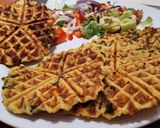 Sós gofri, maradék törtburgonyából (glutén- és tejmentes) recept fázis 3 fotója