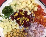 A picture of step 2 of Mango 🥭 chaat.