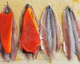 Foto del paso 2 de la receta: Pinchos de Boquerones empanados rellenos de Pimiento de Piquillo