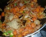 A picture of step 2 of Masala egg.