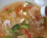 Gambar langkah 3 resipi Kuetiau Tomyam Seafood.
