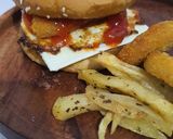Foto langkah ke 7 dari resep Chicken Burger.