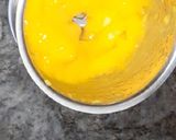 A picture of step 8 of Eggless Mango cake.