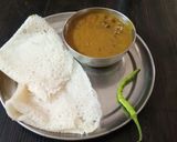 A picture of step 8 of Ghavan Pani Puda Neer Dosa.