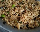 A picture of step 10 of Methi matar pulao.
