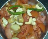 A picture of step 2 of Shahi lauki.