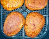 A picture of step 3 of Pambazos with Chicken Tinga.