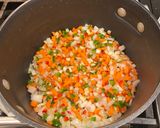 A picture of step 2 of Loaded Rice.
