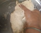 A picture of step 3 of Aloo Kulcha (no yeast).