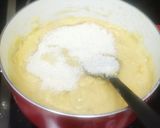 A picture of step 5 of Moong dal Halwa.