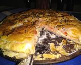 Foto del paso 4 de la receta: Tarta de jamón, queso tomate y cebolla