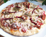 Foto del paso 4 de la receta: Pizza Con Carne Y Queso En Sartén o En Horno Eléctrico