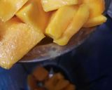 A picture of step 1 of Mango Lassi.