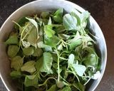 A picture of step 2 of Green Amaranth Radish Stir Fry.