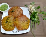 A picture of step 4 of Jowar Methi Puris.