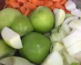 Hình bước làm 1 của món Salad ngũ sắc Nhật Bản