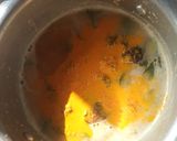 A picture of step 2 of Tuvar dal.