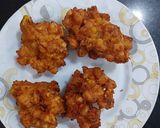 A picture of step 3 of Corn Bhajiyas.