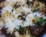 A picture of step 9 of Mix egg and mutton biryani with smokey flavour.