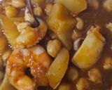 Foto del paso 9 de la receta: Garbanzos con frutos de mar