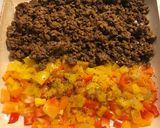 A picture of step 2 of Vegan Burrito Bowl Stuffed Peppers.