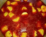 A picture of step 3 of Plantain pottage & fried fish.