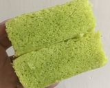 Foto langkah ke 15 dari resep Brownies Kukus Pandan ala Ny. Liem.