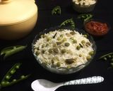 A picture of step 9 of Green Peas Capsicum Pulao.
