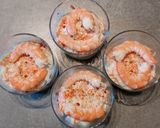 Une image de l'étape 6 de Verrines apéritives fraîcheur aux crevettes.