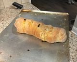 A picture of step 4 of Mediterranean stromboli.
