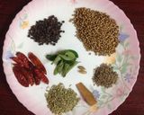 A picture of step 1 of Mutton Chettinaad Gravy.