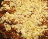 A picture of step 5 of Taco Pizza with Cornbread Crust.