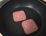 饅頭夾火腿蛋(超簡單）的食譜步驟2照片