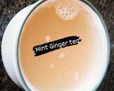 A picture of step 2 of Mint Ginger tea.