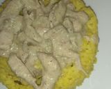 Une image de l'étape 4 de Riz 🍚 basmati à la sauce blanche et l'escalope de dinde 🦃.