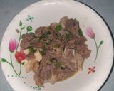 A picture of step 4 of Nyama karanga#4weeks challenge.
